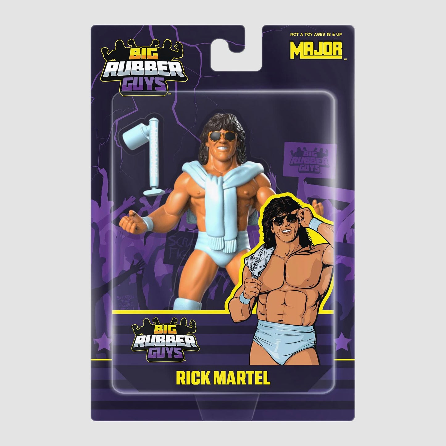 Big Rubber Guys Rick Martel figure available at slamazon.ca and slamcollectibles.com