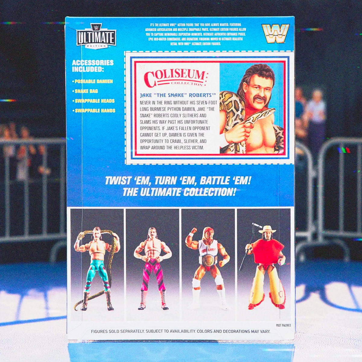 WWE Coliseum Collection available at www.slamazon.ca