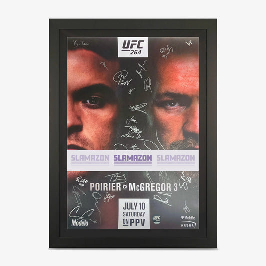 UFC 264 Autographed Event Poster, UFC SBC