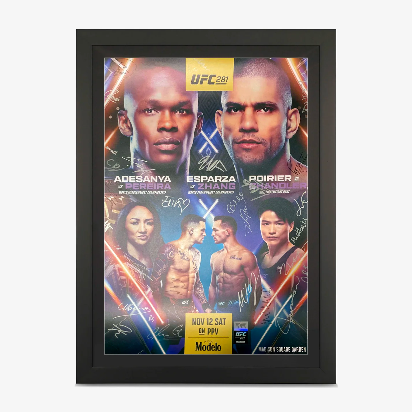 UFC 281 Autographed Event Poster, UFC SBC