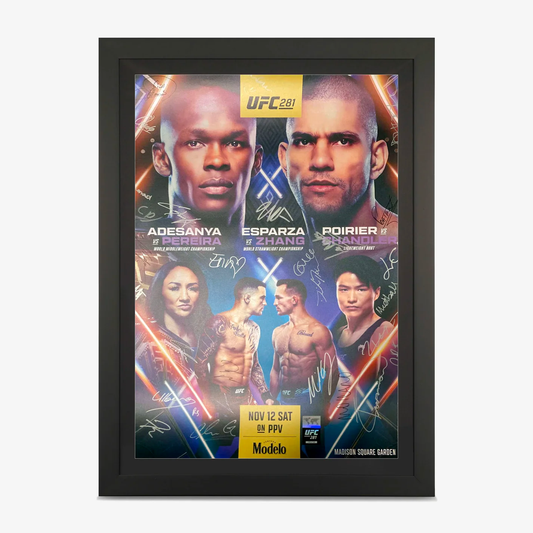 UFC 281 Autographed Event Poster, UFC SBC