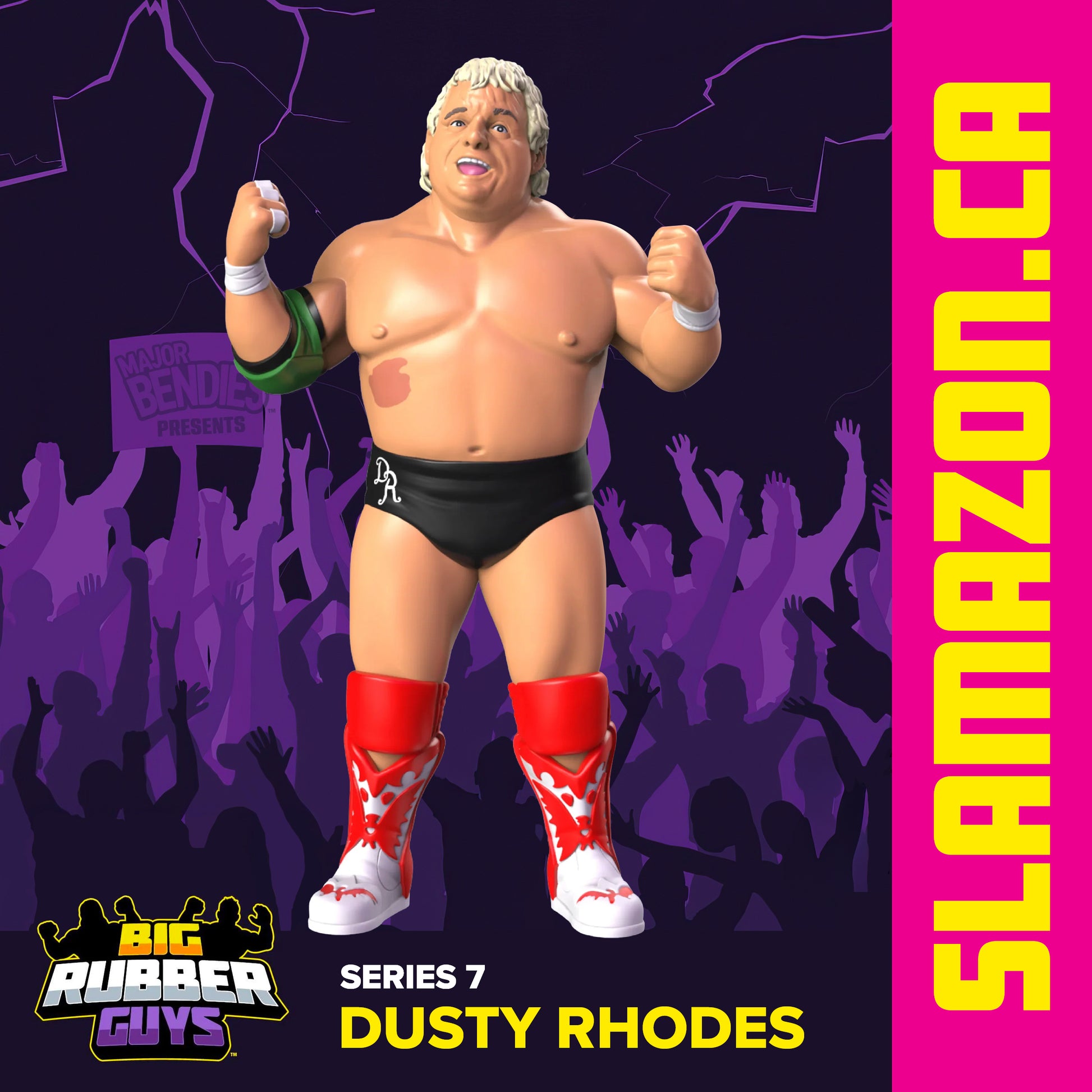 Big Rubber Guys Dusty Rhodes figure available at www.slamazon.ca