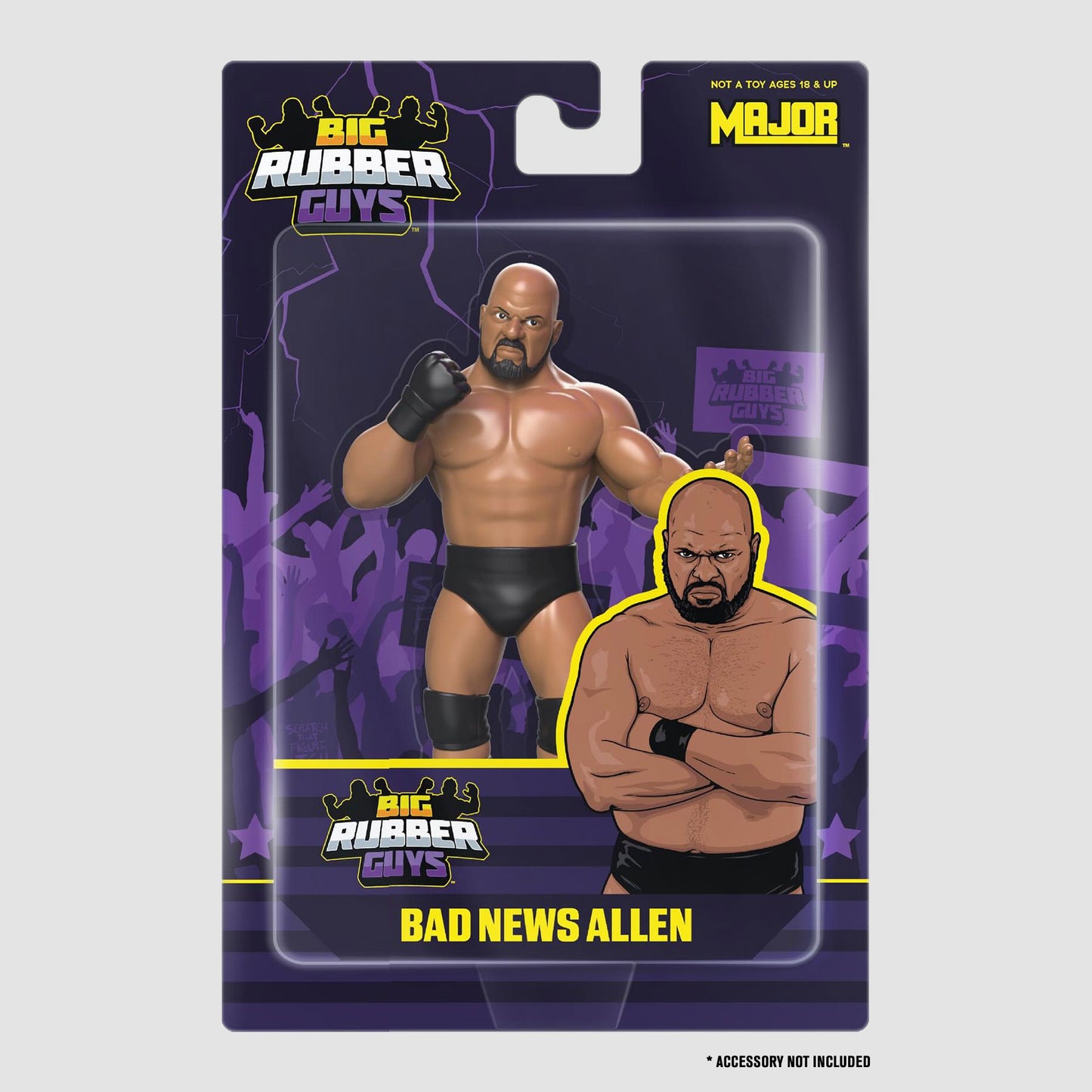 Big Rubber Guys Bad News Allen figure available in Canada at slamazon.ca and slamcollectibles.com