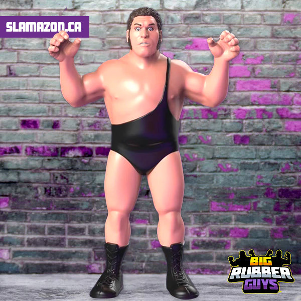 Big Rubber Guys Andre The Giant figure available at slamazon.ca