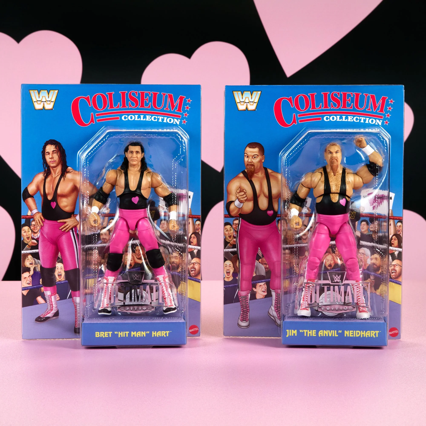 (Damaged Packaging) WWE Coliseum Collection - Hart Foundation