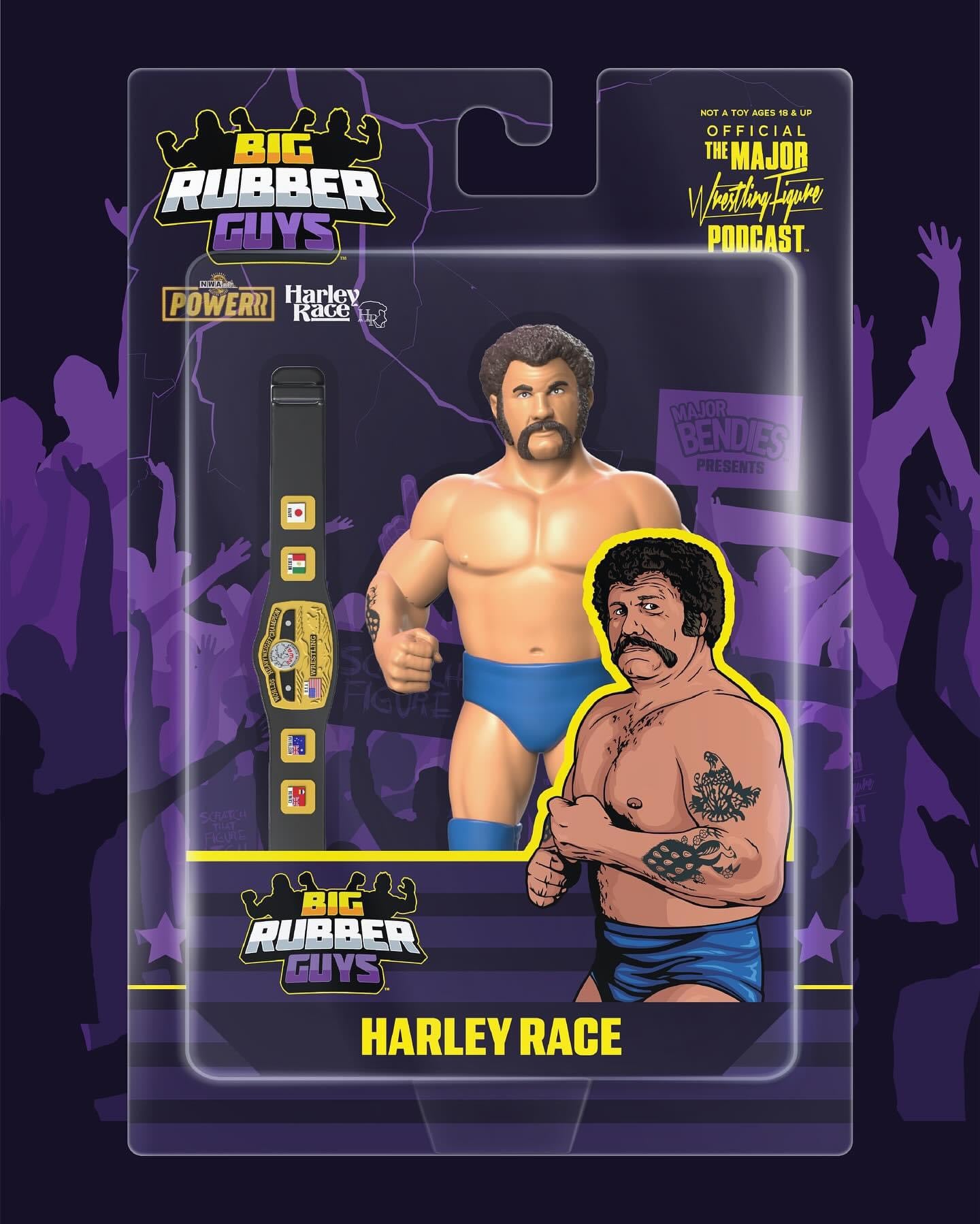 Big Rubber Guys Harley Race figure available at slamazon.ca