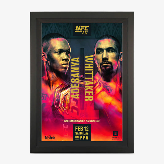 UFC 271 Autographed Event Poster, UFC SBC