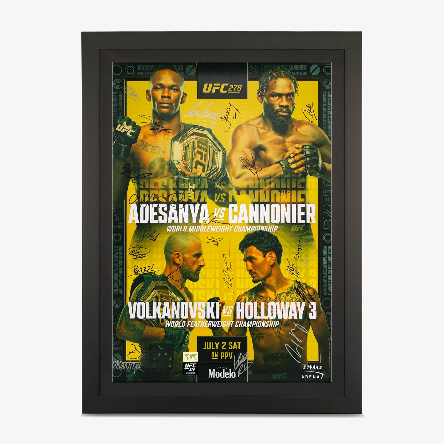 UFC 276 Autographed Event Poster, UFC SBC