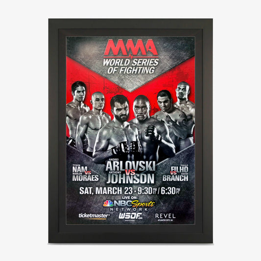 WSOF 2 MMA Poster available at www.slamazon.ca