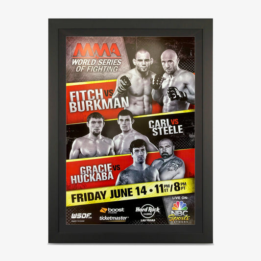 WSOF 3 MMA Poster available at www.slamazon.ca