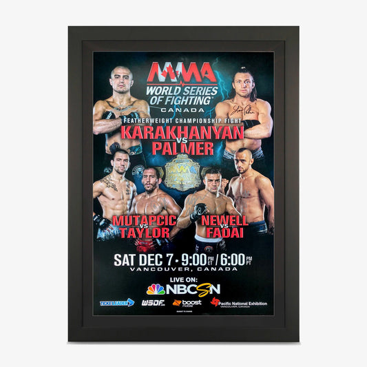 WSOF 7 Autographed Event Poster available at www.slamazon.ca