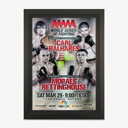 WSOF 9 MMA Poster available at www.slamazon.ca