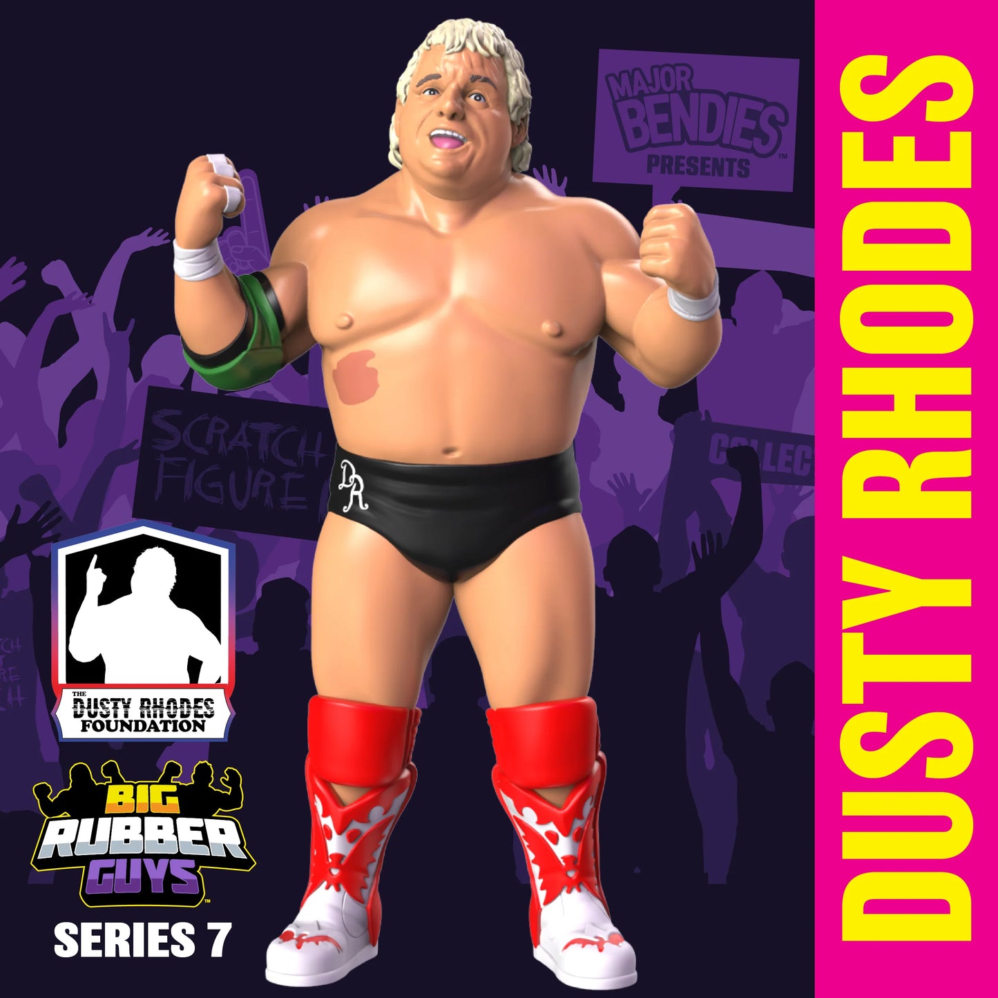 Big Rubber Guys Dusty Rhodes figure available at www.slamazon.ca