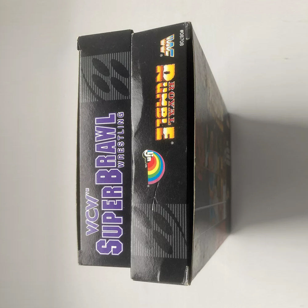 WCW SuperBrawl and WWF Royal Rumble Super Nintendo Boxes Only