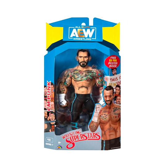 CM Punk - AEW Unmatched Series 5 (LJN Style)