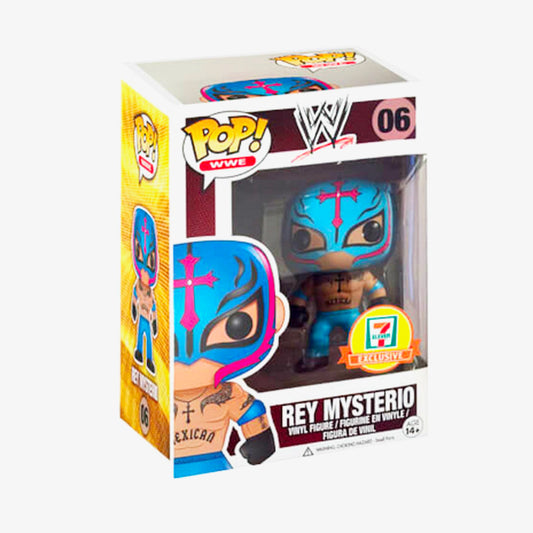 Rey Mysterio 7-Eleven Exclusive WWE Funko Pop figure available at www.slamazon.ca