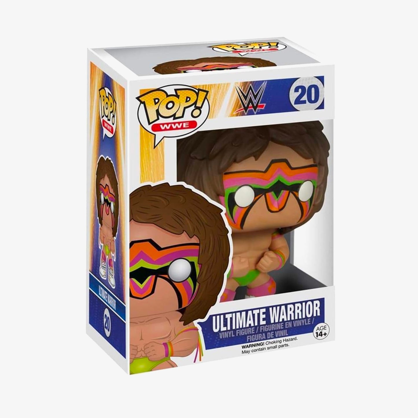 Ultimate Warrior WWE Funko Pop figure available at www.slamazon.ca