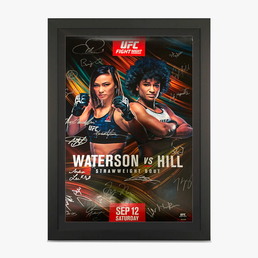 UFC Fight Night 177: Waterson vs Hill Autographed Event Poster