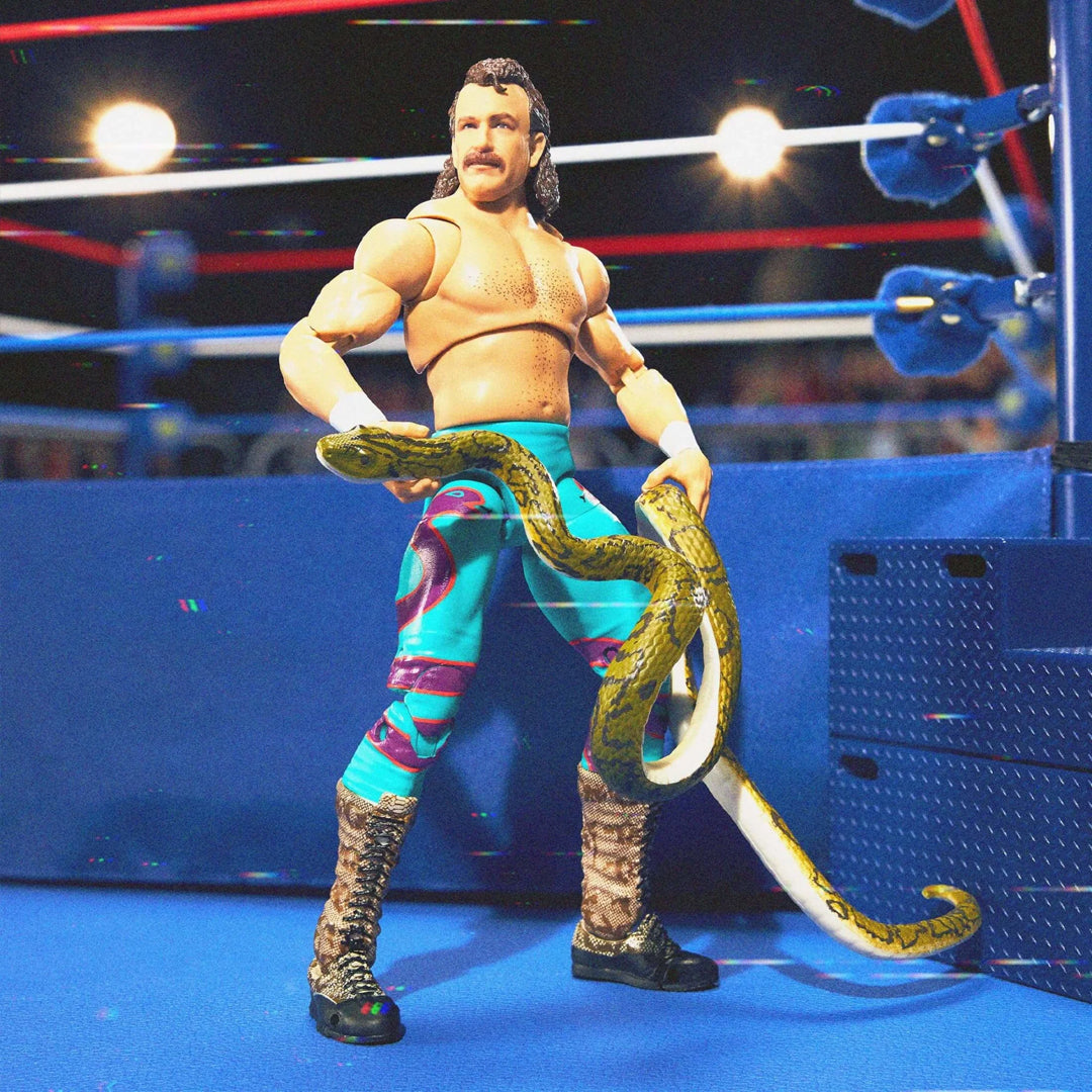 WWE Coliseum Collection Jake The Snake Roberts and Ravishing Rick Rude available at www.slamazon.ca