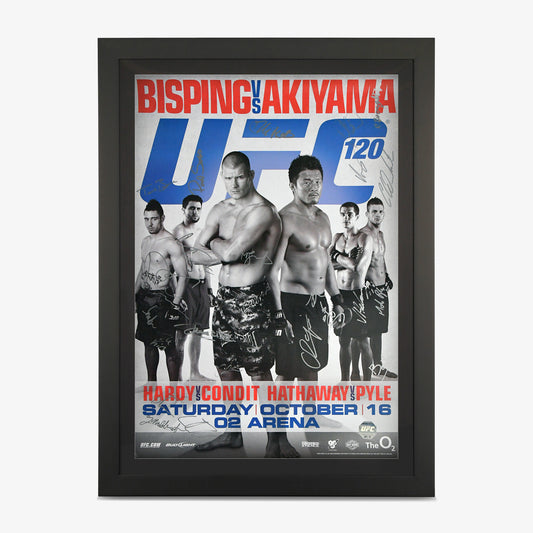 UFC 120 Autographed Event Poster - Fightabilia