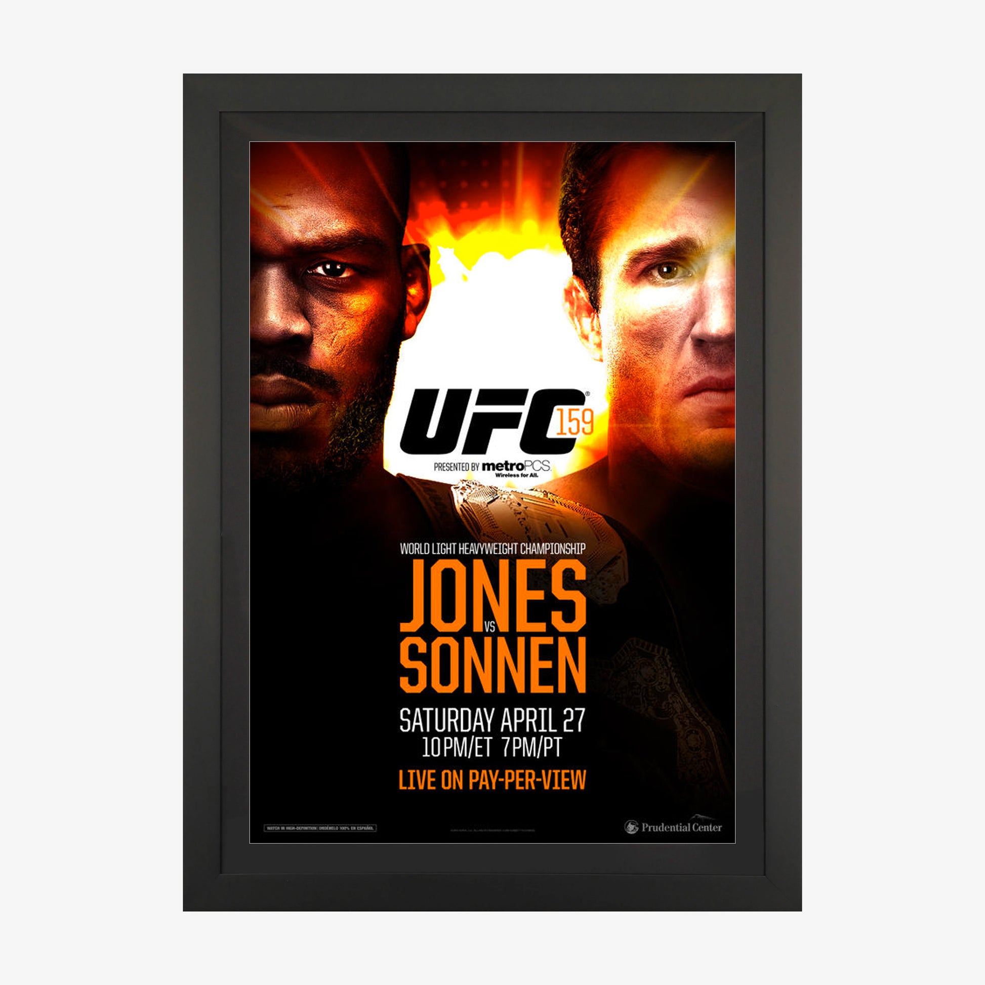 UFC 159: Jones vs Sonnen Poster - Fightabilia