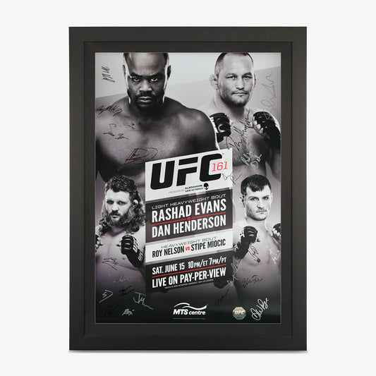 UFC 161 Autographed Event Poster - Fightabilia