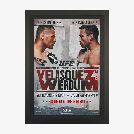 UFC 180: Velasquez vs Werdum (Cancelled Poster) - Fightabilia