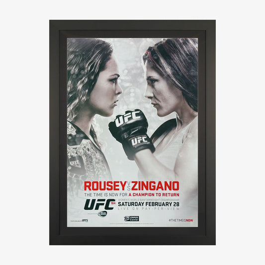 UFC 184: Rousey vs Zingano Poster - Fightabilia