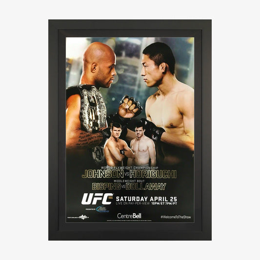 UFC 186: Johnson vs Horiguchi Poster - Fightabilia