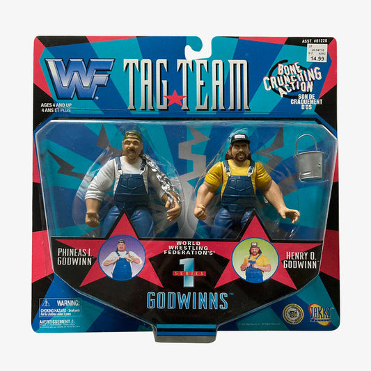 WWF Jakks Pacific Tag Teams Series 1 The Godwinns available at slamazon.ca