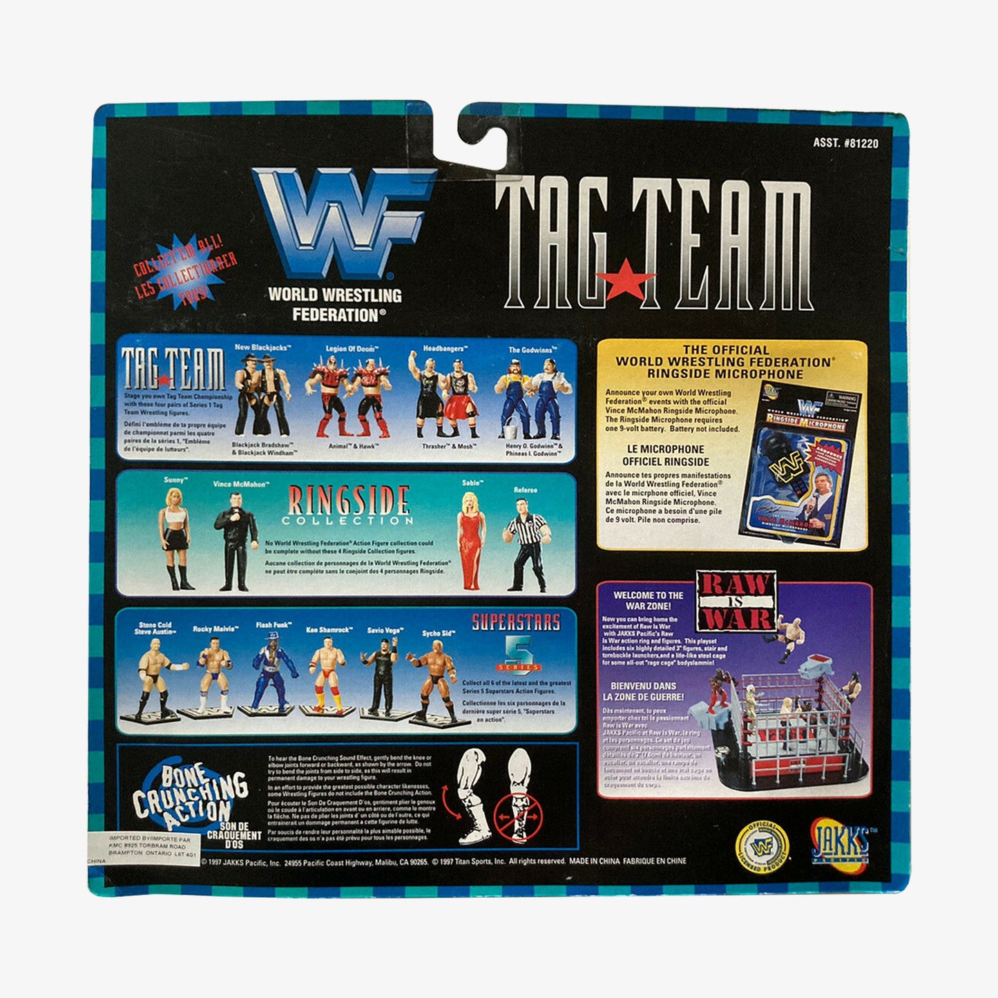 WWF Jakks Pacific Tag Teams Series 1 The Godwinns available at slamazon.ca