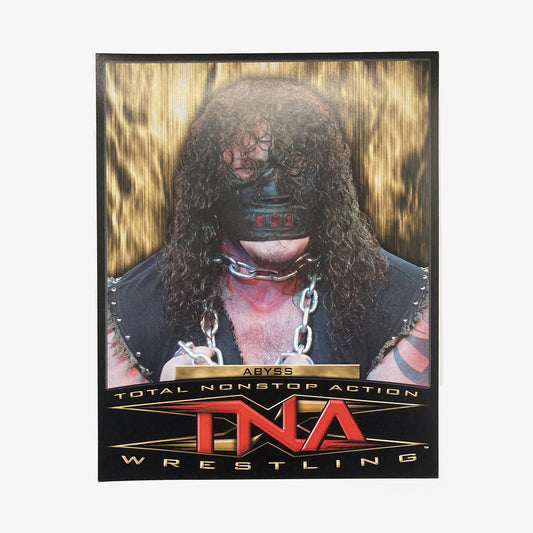 TNA Wrestling Abyss Unsigned Promo from Fightabilia.com