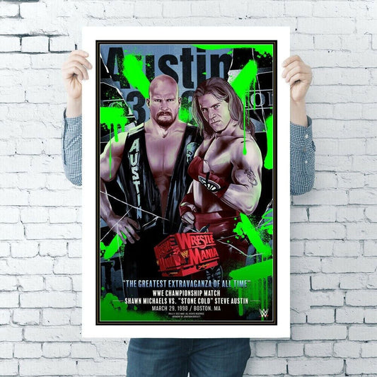 WWE WrestleMania 14 Poster - Fightabilia