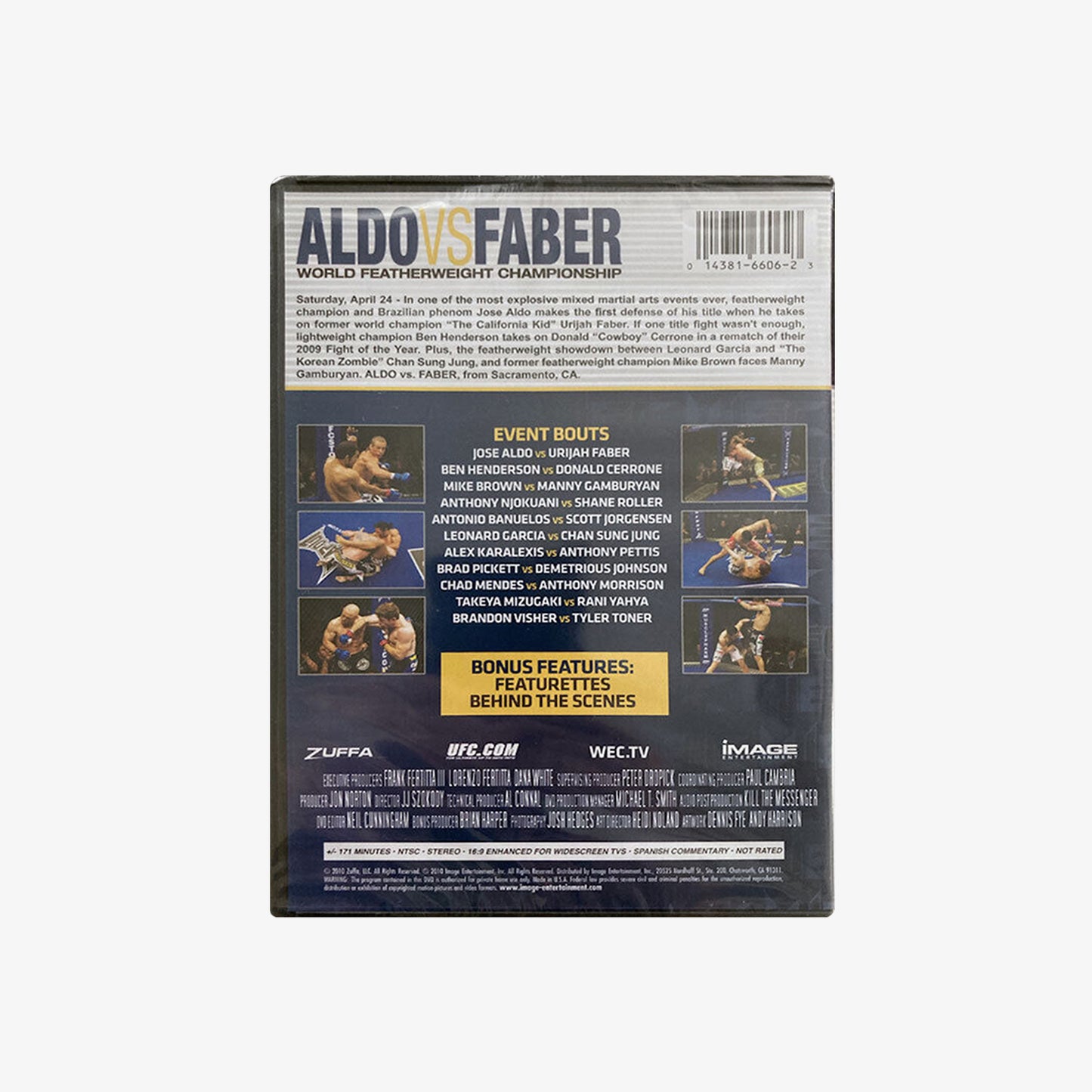UFC Presents Aldo vs Faber