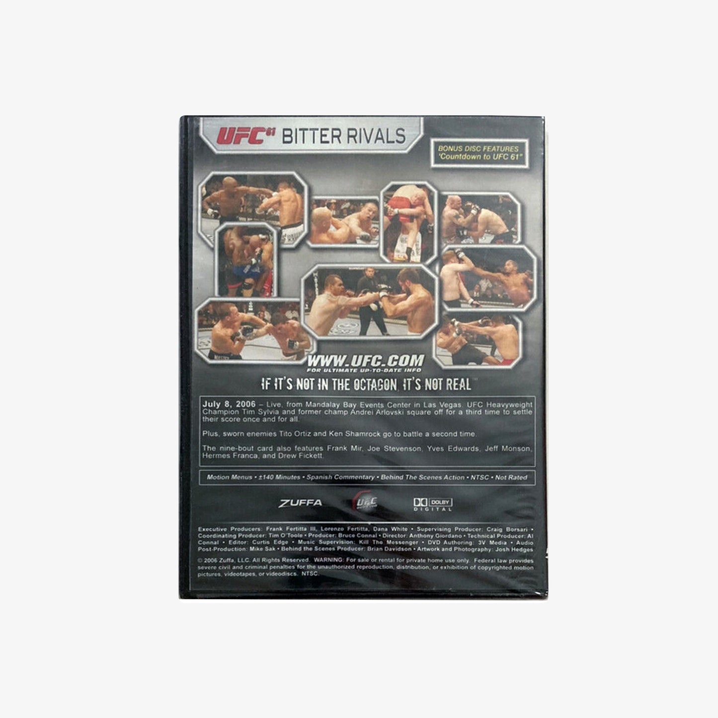 UFC 61 DVD Club Exclusive