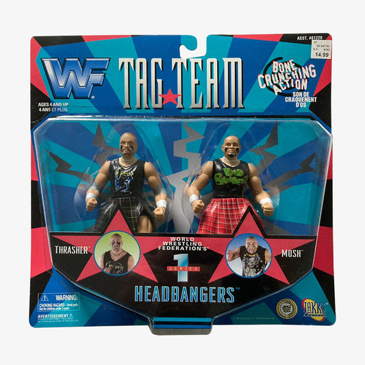 WWF Jakks Pacific Tag Teams Series 1 The Headbangers available at slamazon.ca