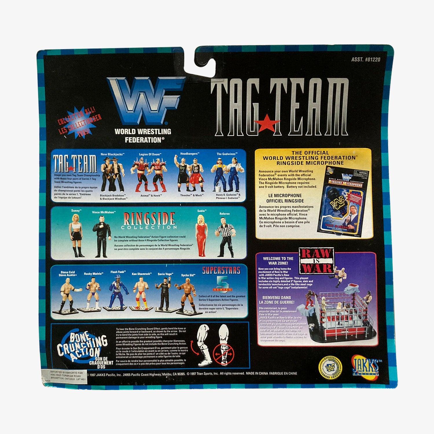 WWF Jakks Pacific Tag Teams Series 1 Legion of Doom available at slamazon.ca