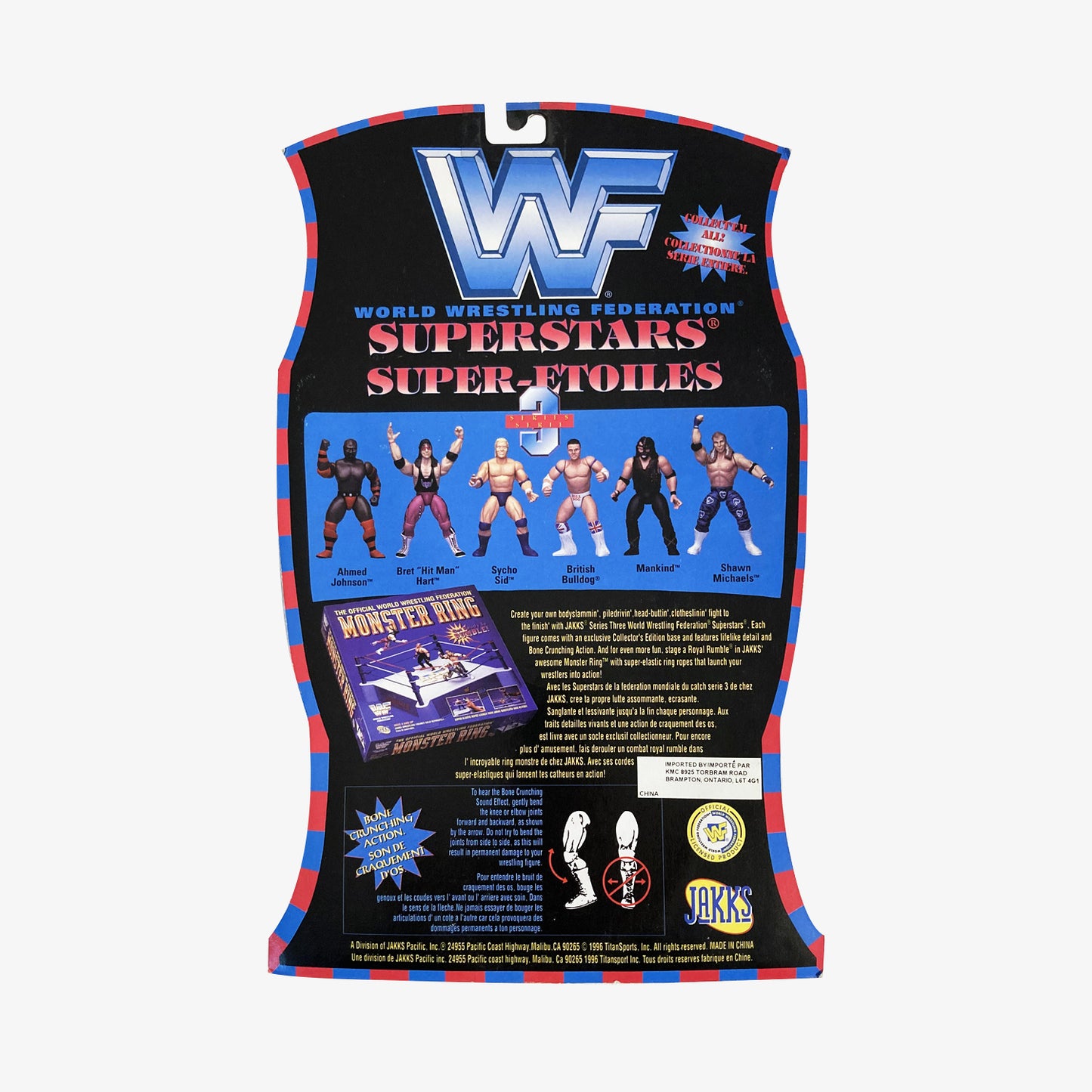 WWF Jakks Pacific Series 3 Mankind available at slamazon.ca