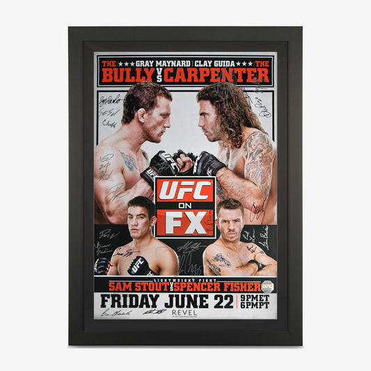 UFC on FX 4: Maynard vs Guida Autographed Event Poster - Fightabilia