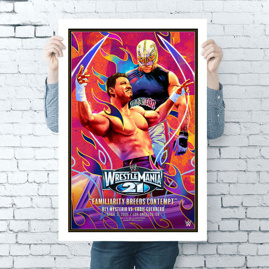 WWE WrestleMania 21 Poster - Fightabilia