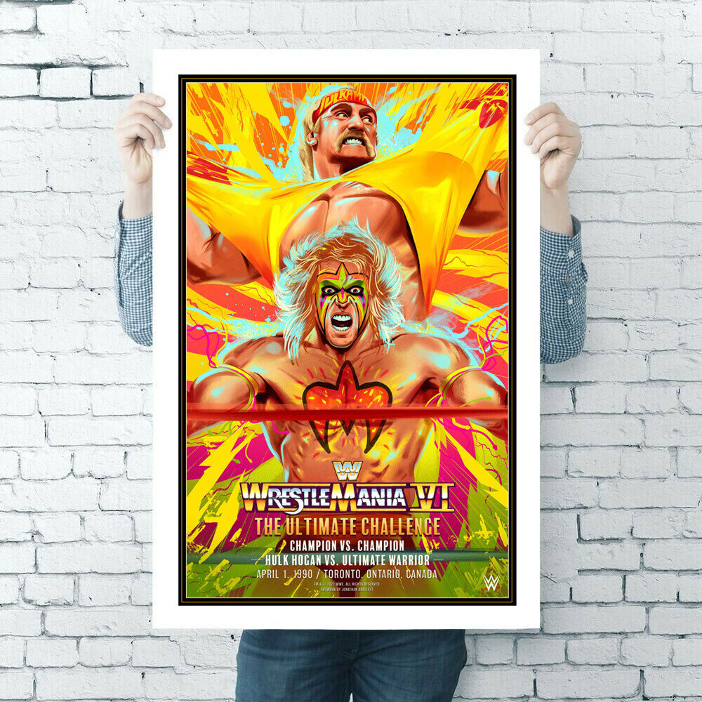 WWE WrestleMania VI Poster - Fightabilia