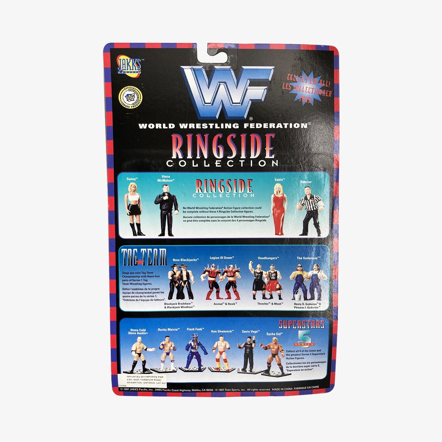 WWF Jakks Pacific Ringside Collection Sunny available at slamazon.ca
