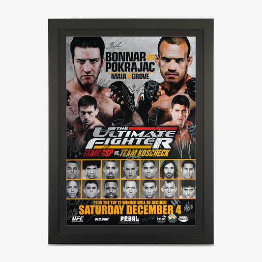 UFC: The Ultimate Fighter 12 Autographed Event Poster - Fightabilia