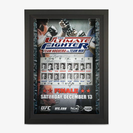 UFC: The Ultimate Fighter 8 Autographed Event Poster - Fightabilia