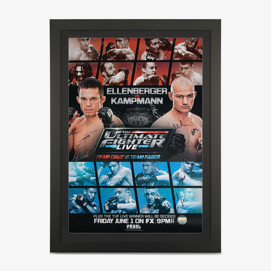 UFC: The Ultimate Fighter Live Autographed Event Poster - Fightabilia