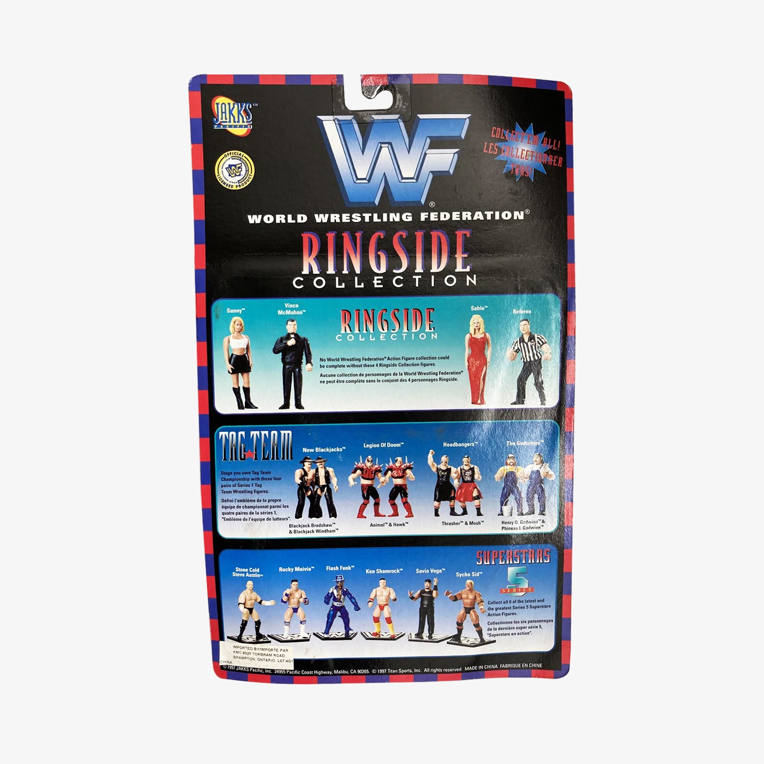 WWF Jakks Pacific Ringside Collection Vince McMahon available at slamazon.ca