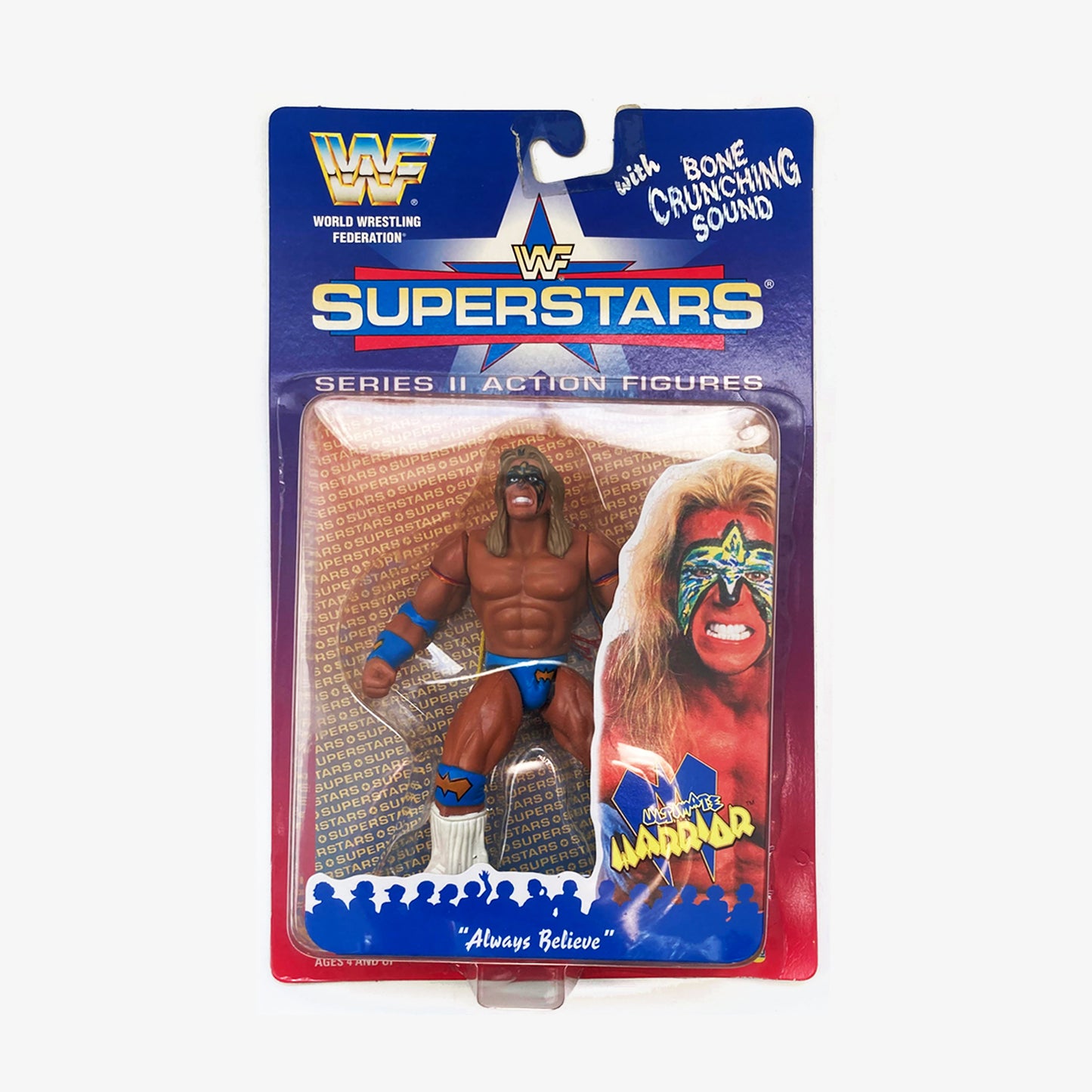 WWF Jakks Series 2 Ultimate Warrior available at slamazon.ca